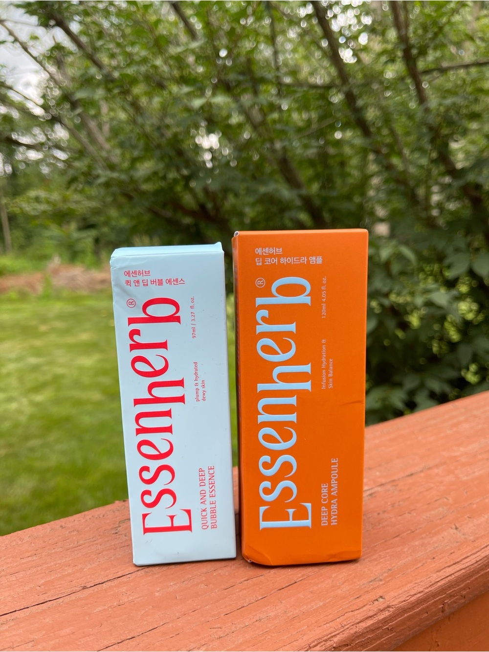 Essenherb Quick and Deep Bubble Essence & Deep Core Hydra Ampoule